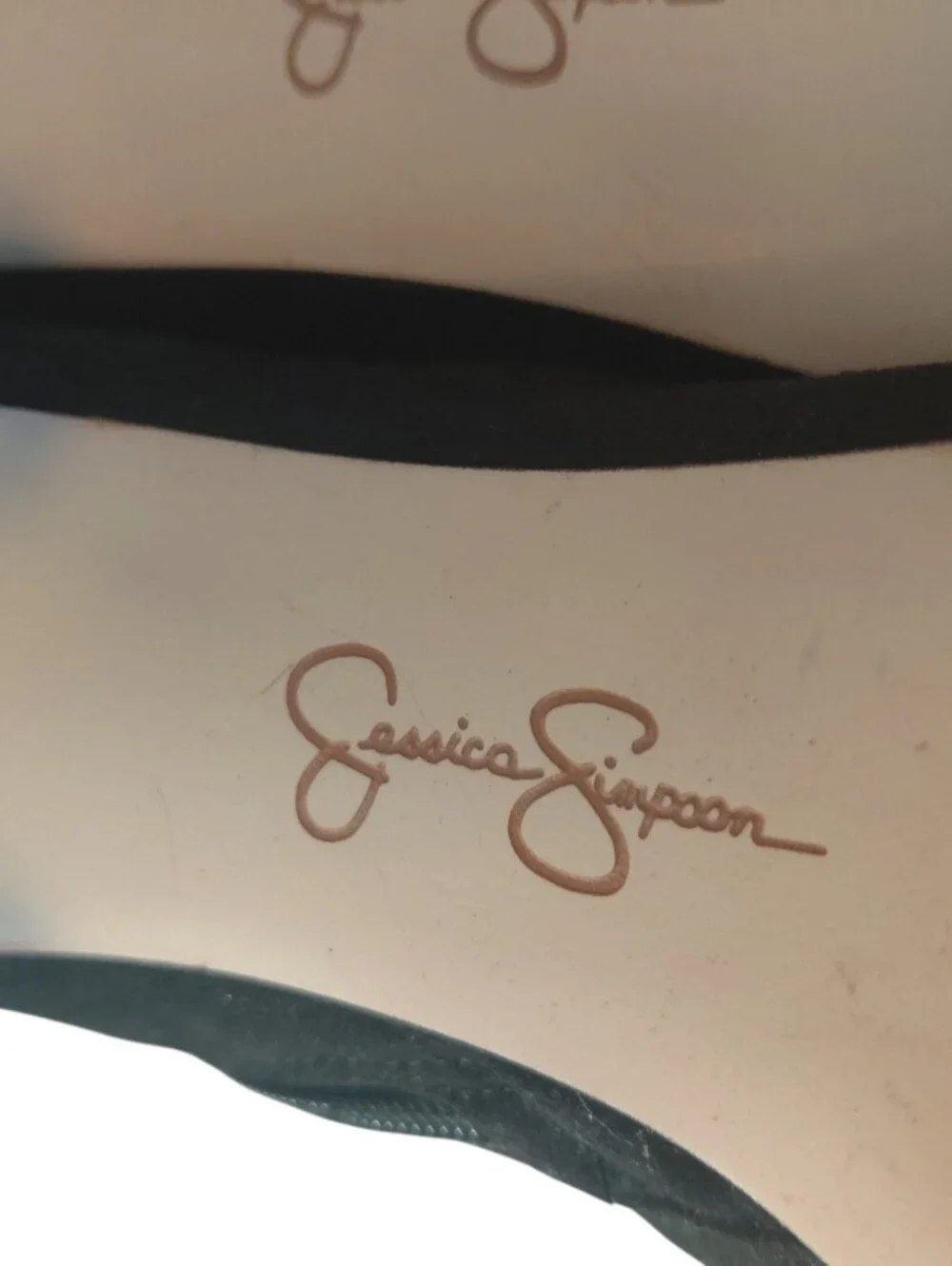 Jessica Simpson Luxella Black Over-the-Knee Stiletto Boots Size 6.5